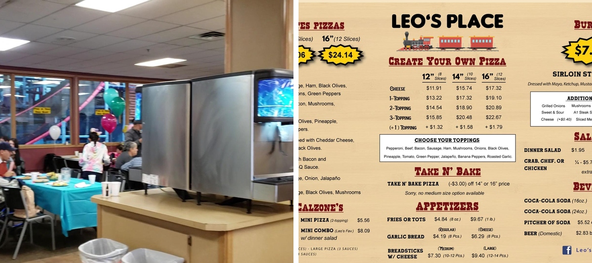 Leo's Place Restaurants Menu